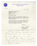 Edward White Pair of Letters Signed, Including One With an Autograph Note Just After Gemini IV -- ''What a ride that was!''